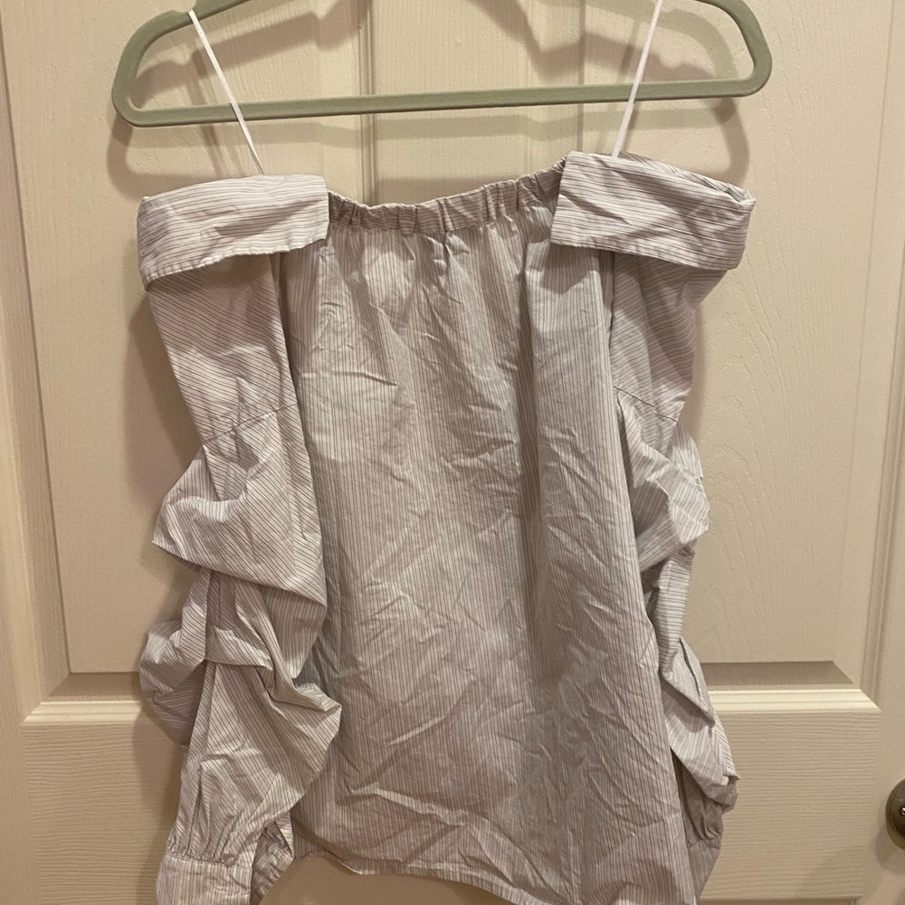 Off The Shoulder Dress Shirt